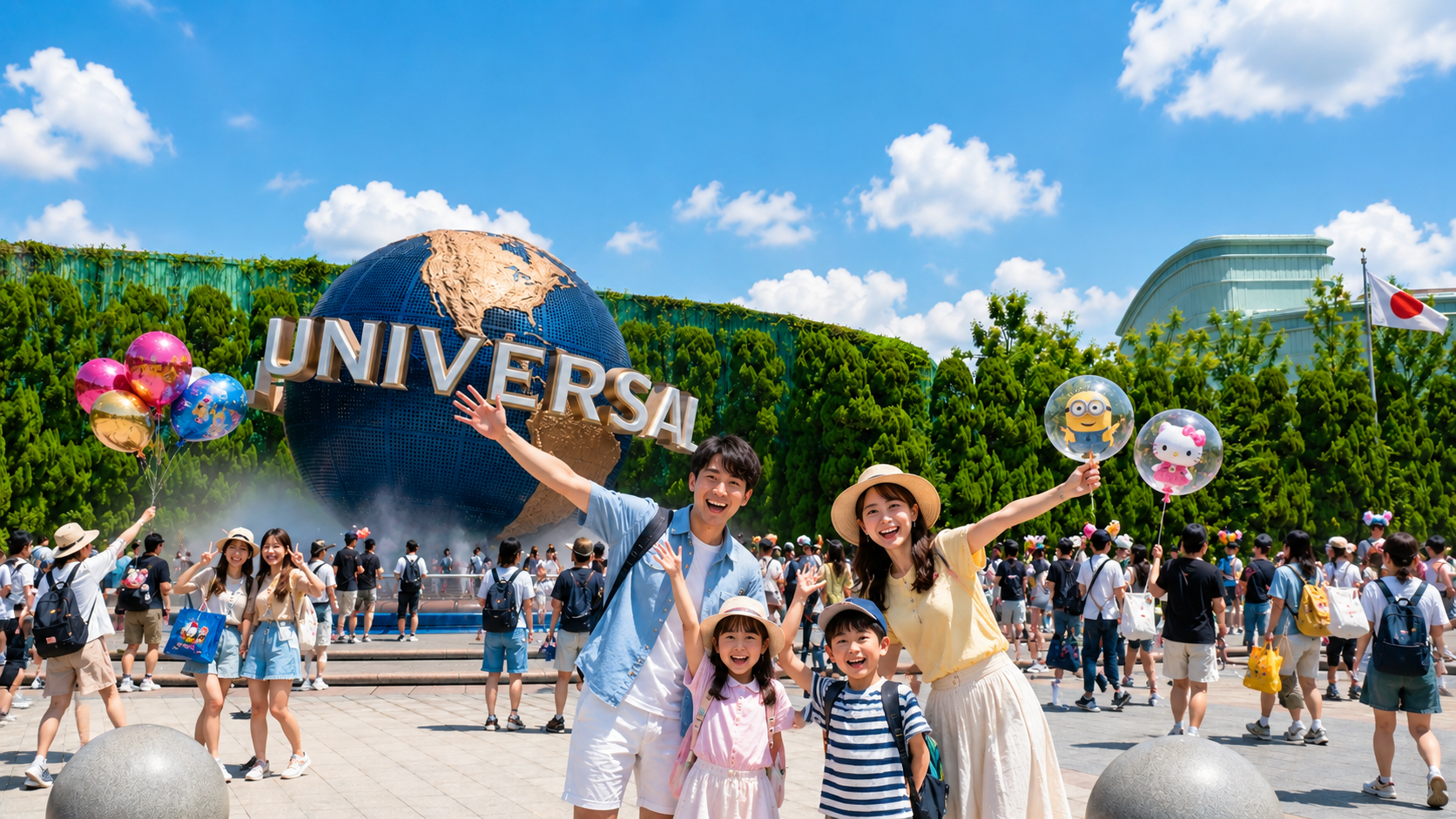 USJに家族旅行