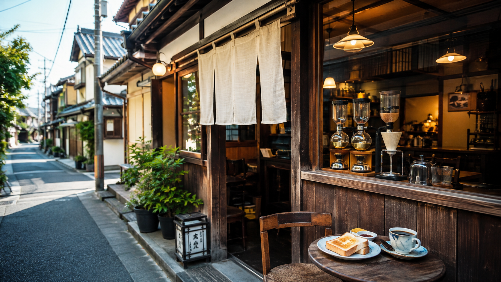 和風な喫茶店