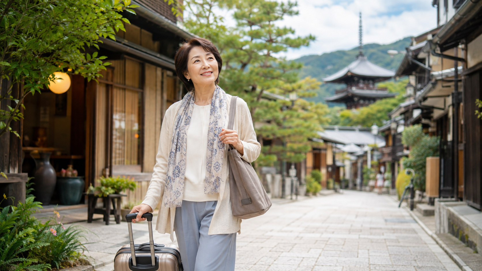 50代女性の一人旅