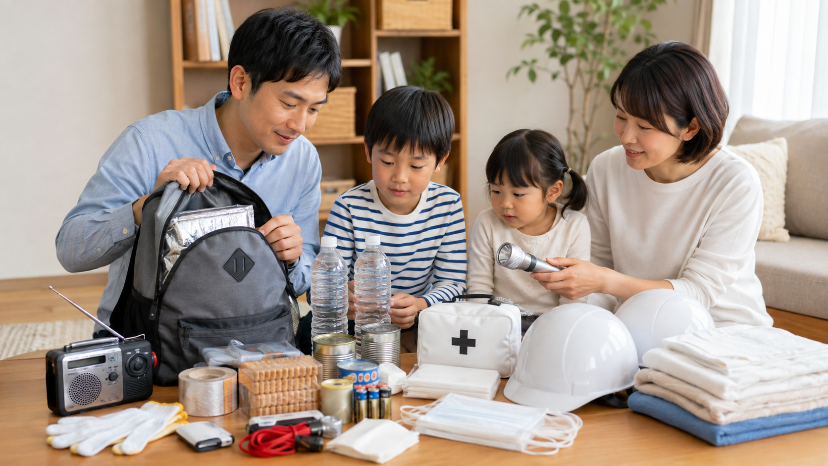 防災用品チェック