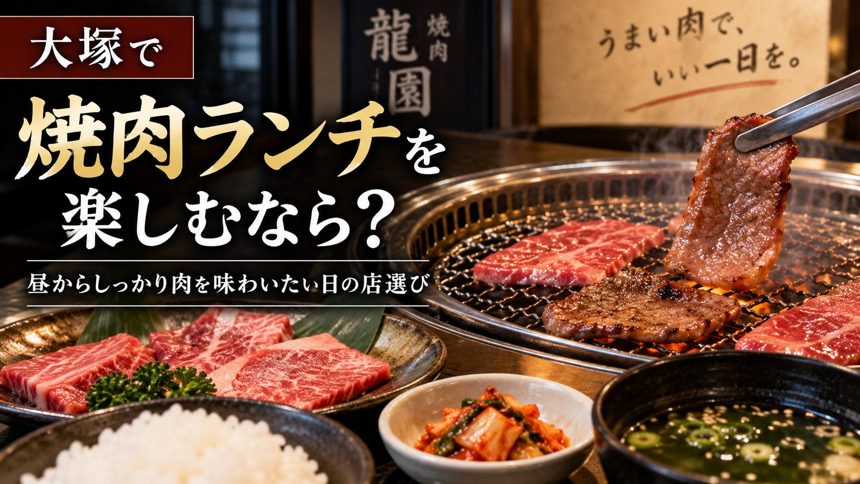 大塚で楽しむ焼肉ランチ